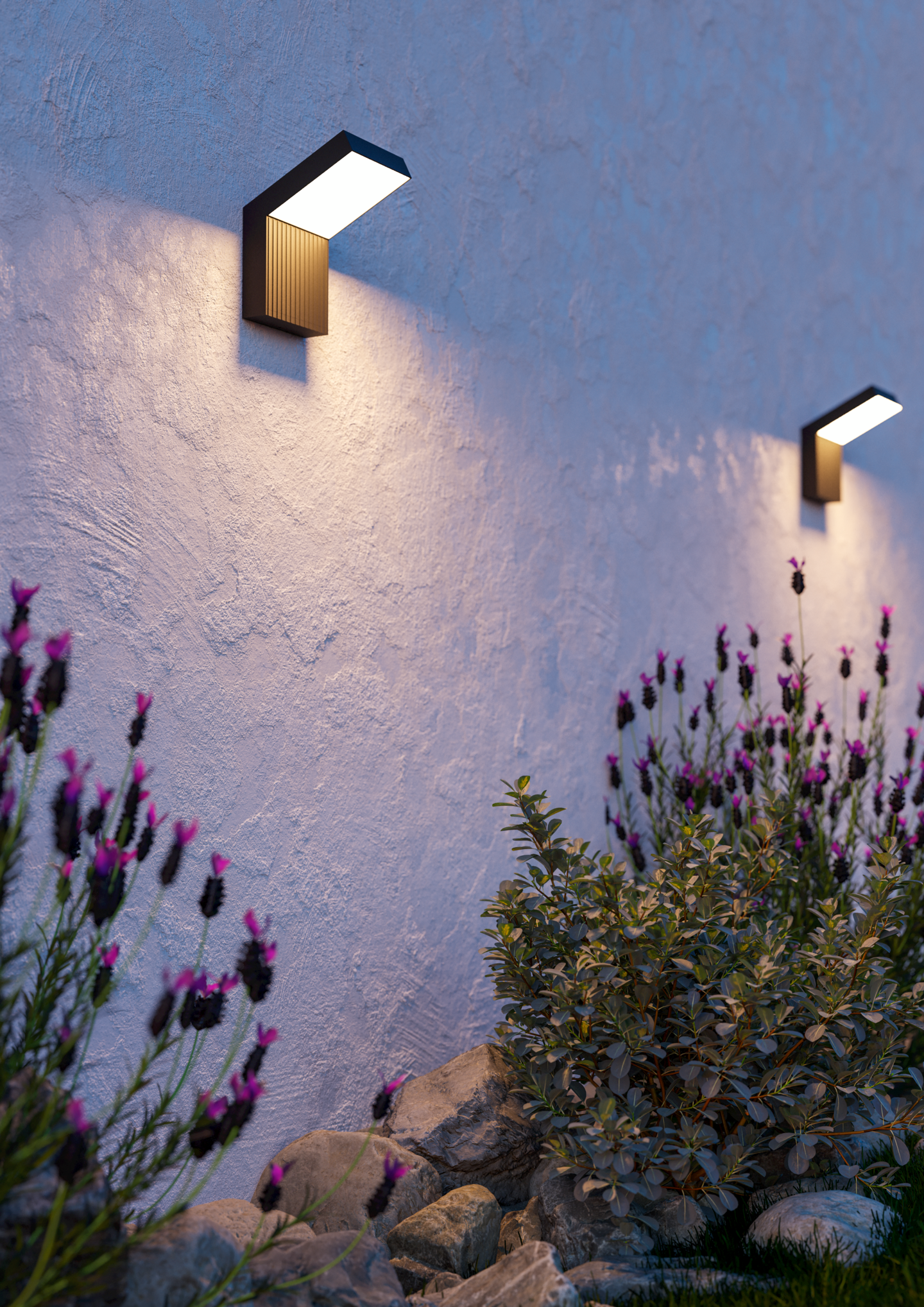 Ulkoseinävalaisin EGLO Grottazzolina 10W Led 3000K 1280lm IP65musta