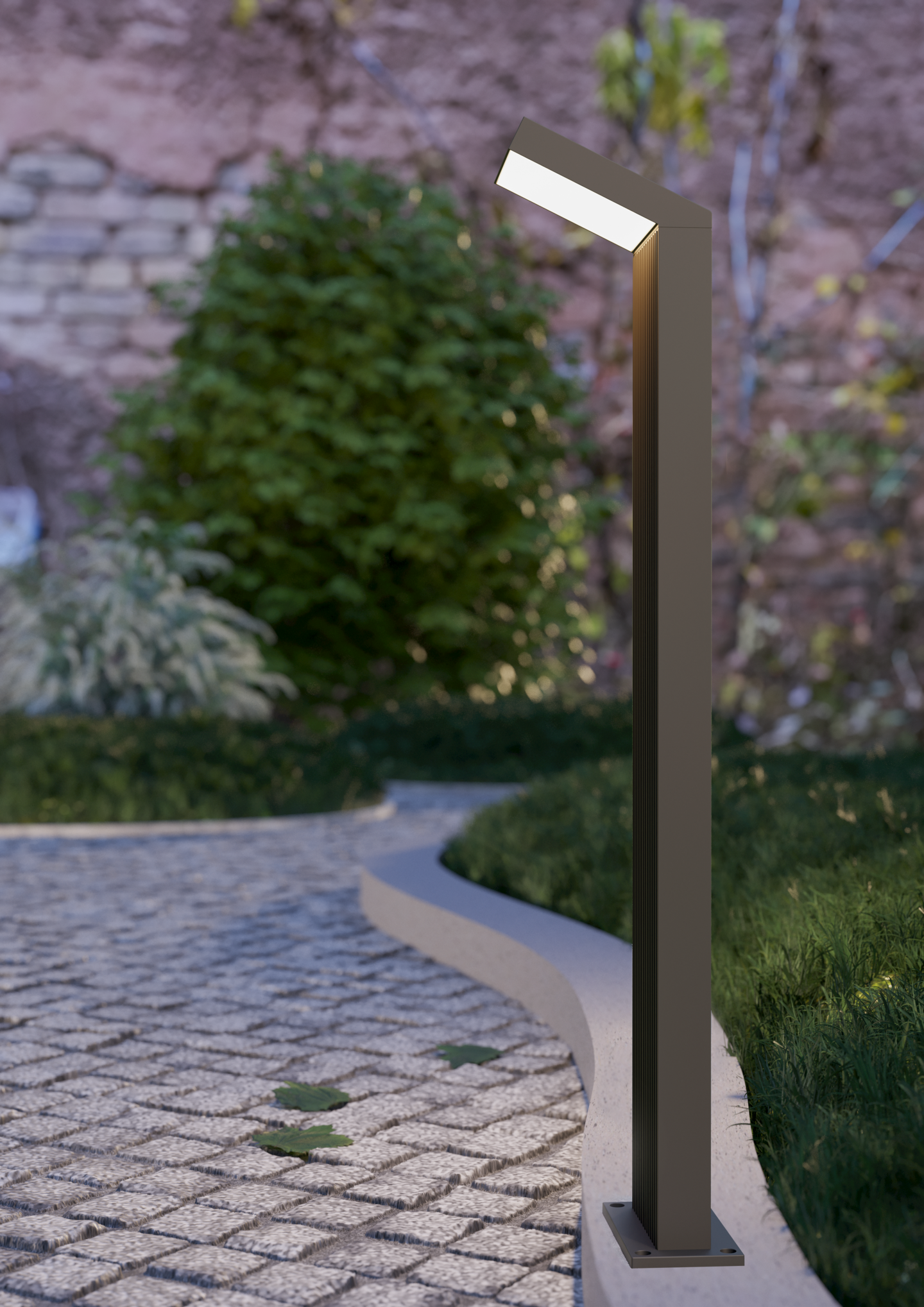 Ulkopylväsvalaisin EGLO Grottazzolina 80cm 10W Led 3000K 1280lm IP65 musta