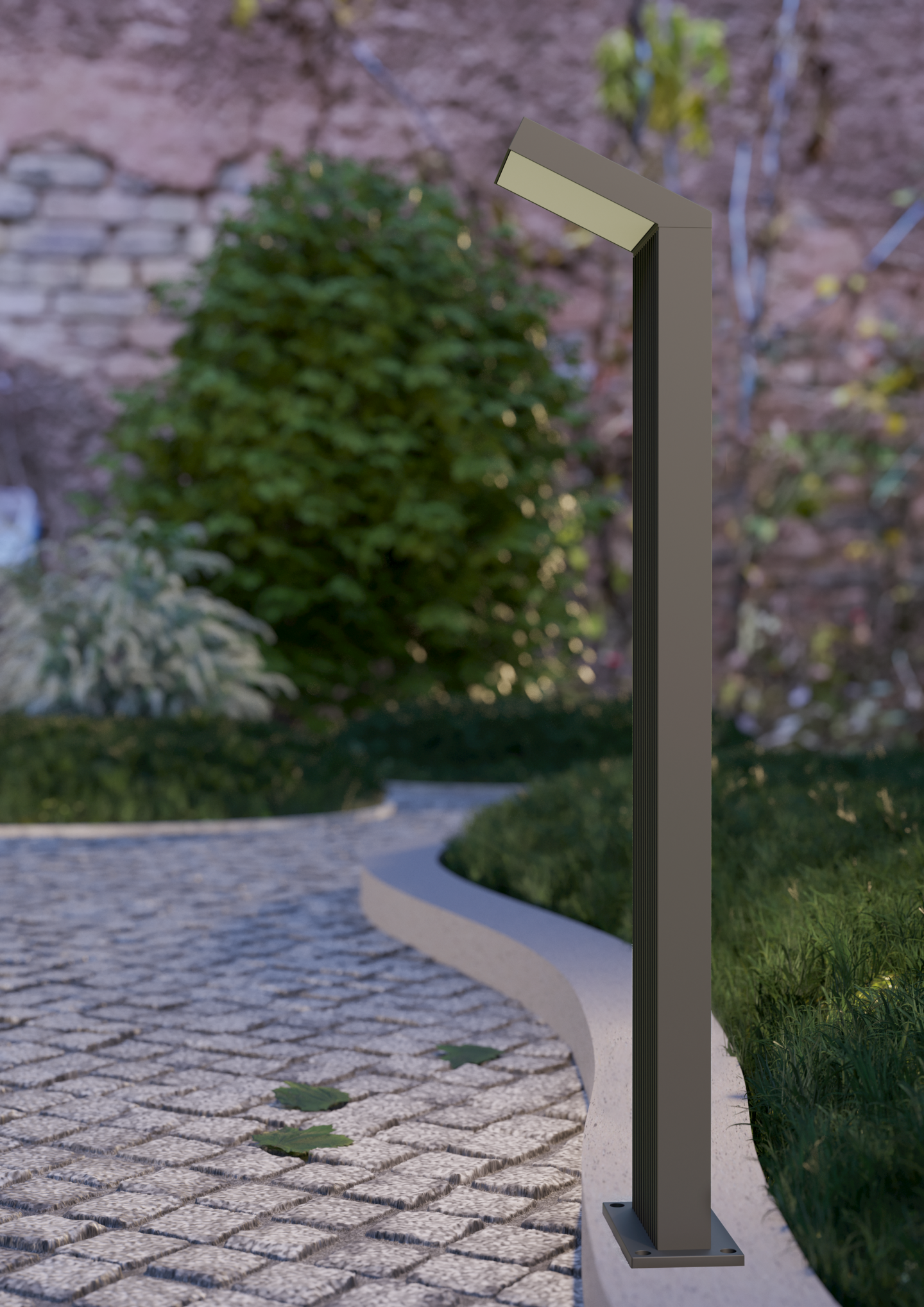 Ulkopylväsvalaisin EGLO Grottazzolina 80cm 10W Led 3000K 1280lm IP65 musta