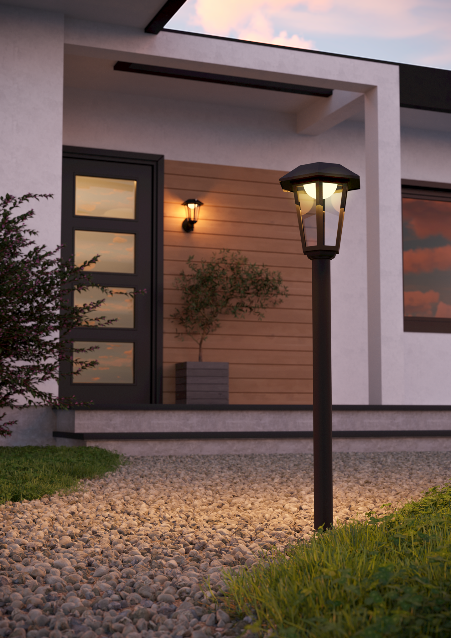 Aurinkokennovalaisin EGLO Prietta 6,5W Led 2700K 800lm IP44