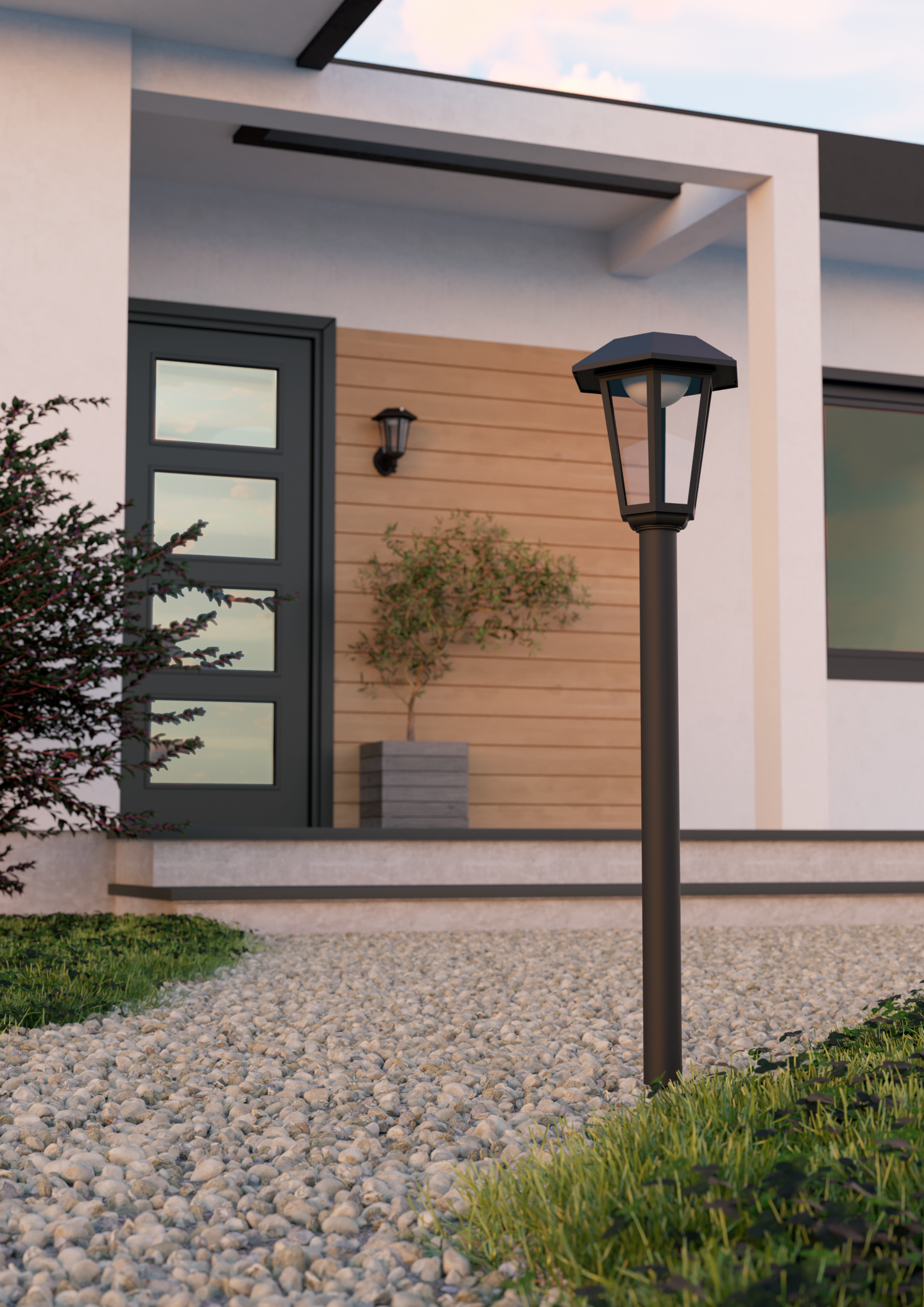 Aurinkokennovalaisin EGLO Prietta 6,5W Led 2700K 800lm IP44