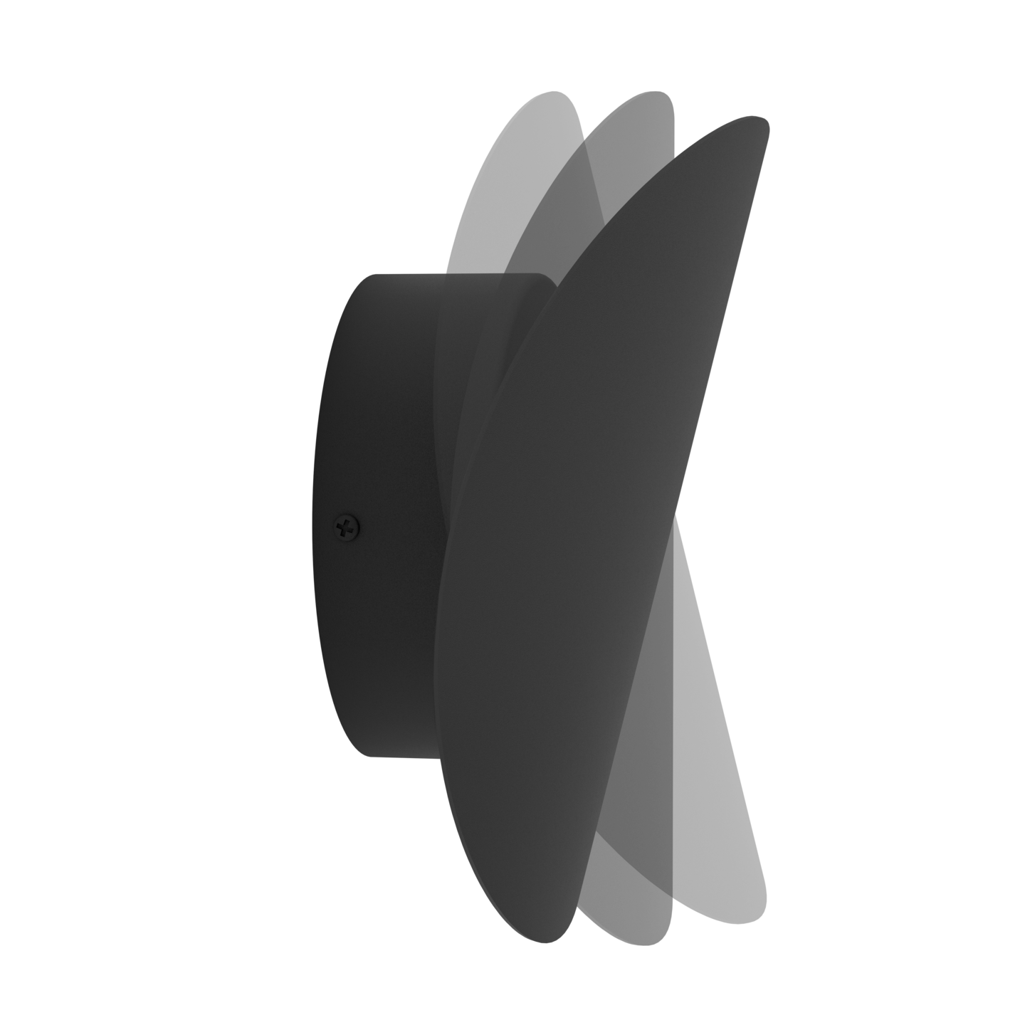 Ulkoseinävalaisin EGLO Briale 4,9W Led CCT 800lm IP44 musta