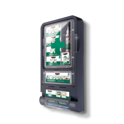 Ensiapuasema Housegard palovammageelillä