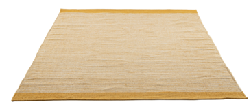Puuvillamatto Cello Sinna 150x220 Cm Kelta-valkoinen