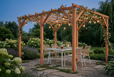 Pergola Goodiy Ruusu 400x300x249cm painekyllästetty ruskea