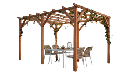 Pergola Goodiy Ruusu 400x300x249cm painekyllästetty ruskea