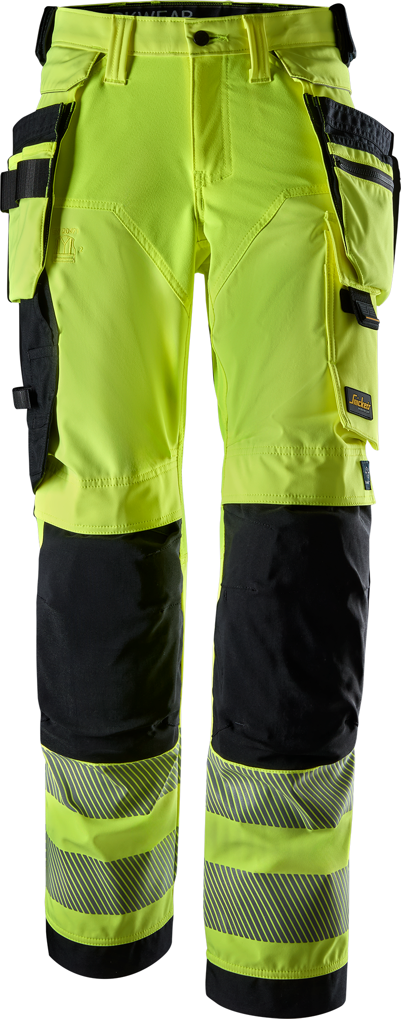 Housut Snickers stretch naisten Hi-Vis 6732-6604