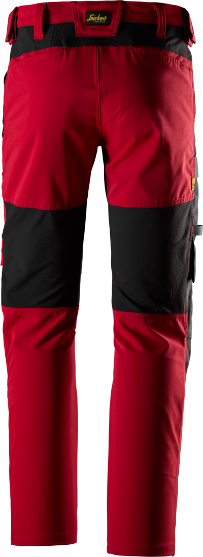 Housut Snickers stretch 6318-1604 punainen-musta koko 64
