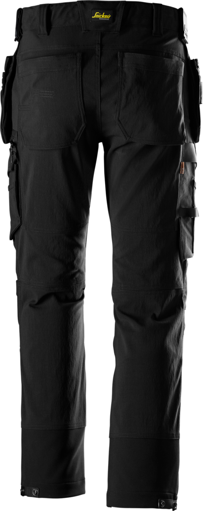 Housut Snickers stretch slim 6220-0404 musta koko 154