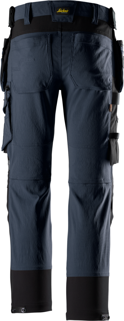 Housut Snickers stretch slim 6220-9504 sininen-musta koko 256