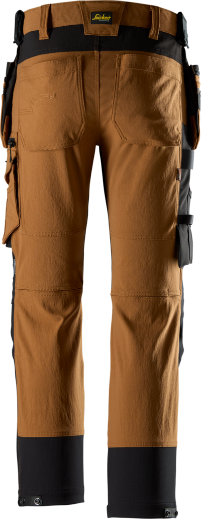 Housut Snickers stretch slim 6220-1204 ruskea koko 54