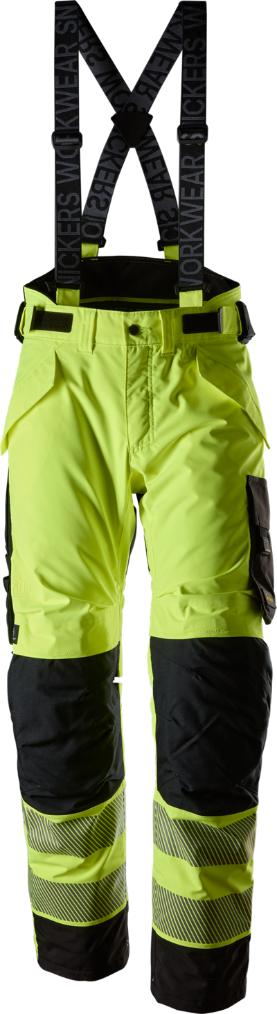 Talvihousut Snickers stretch Hi-Vis 6632-6604 keltainen