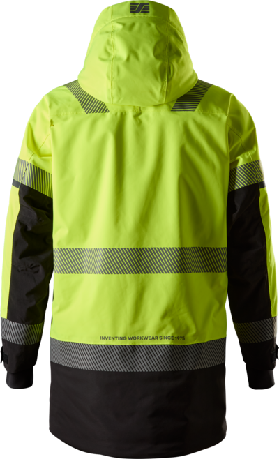 Parkatakki Snickers stretch Hi-Vis 1831-6604 keltainen koko M