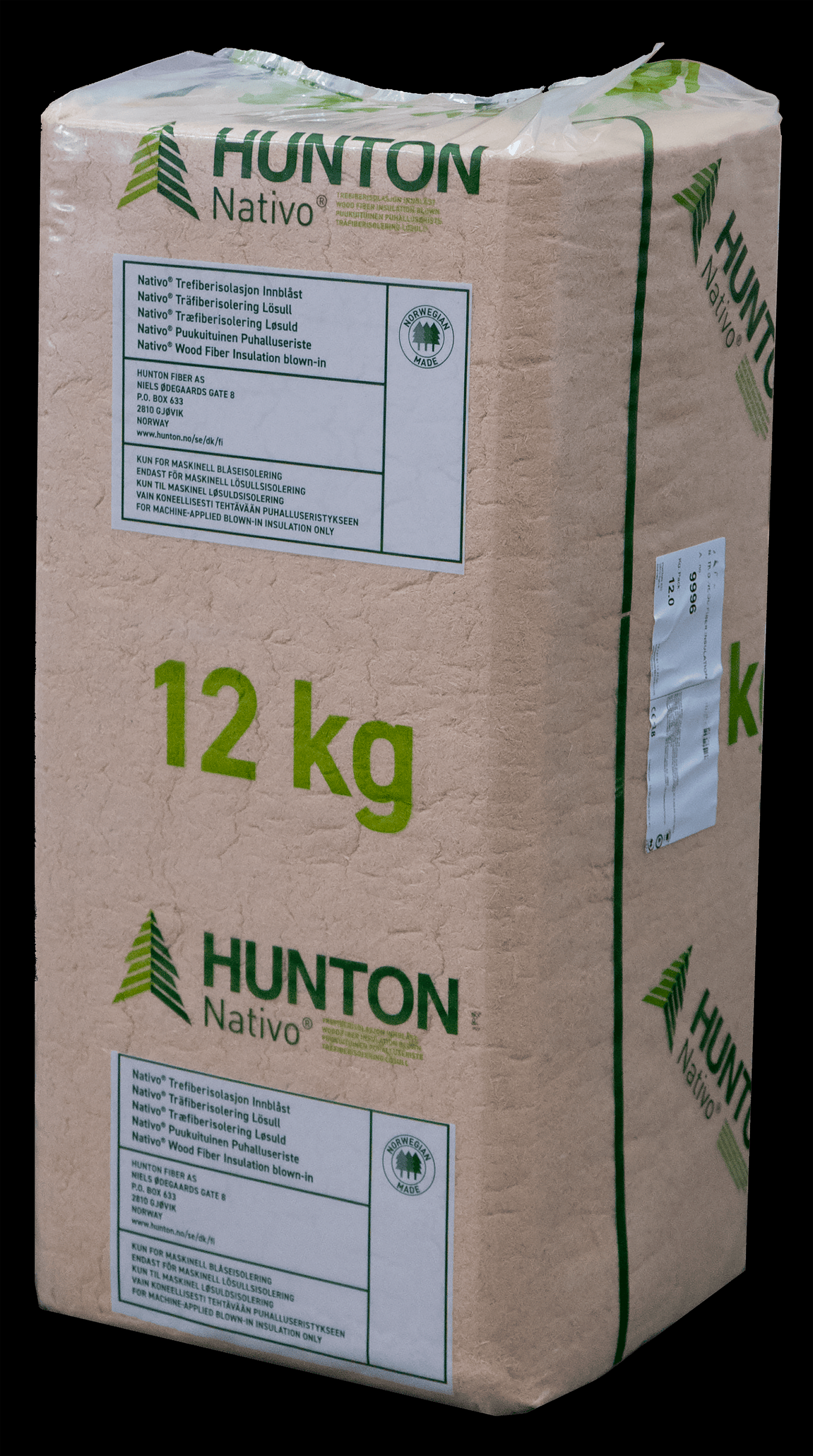 Puhalluseriste Hunton Nativo® 12kg