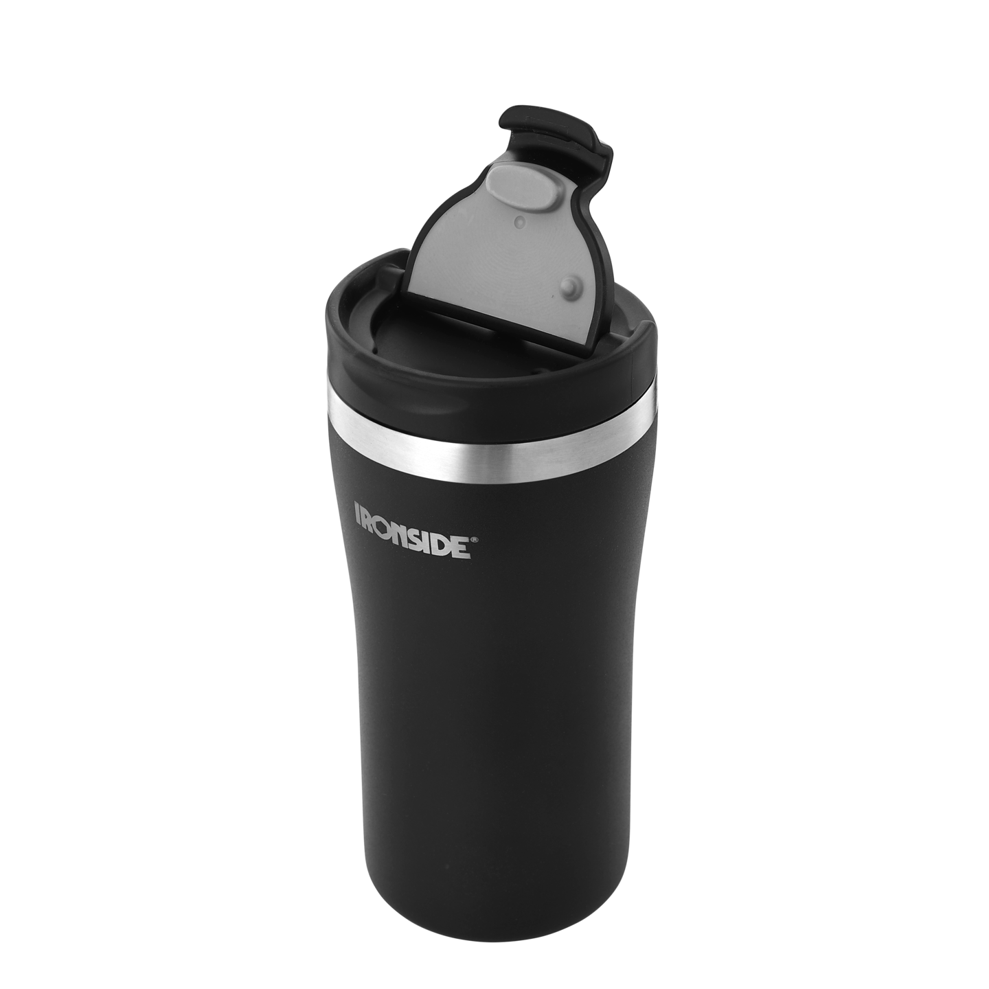 Termosmuki Ironside 360ml pulverimaalattu tyhjiöeristetty mattamusta
