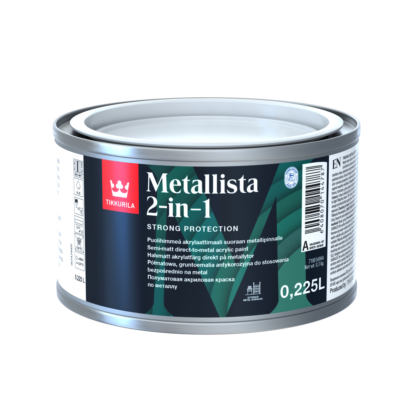 Metallista 2-in-1  puolihimmeä ruosteenestomaali