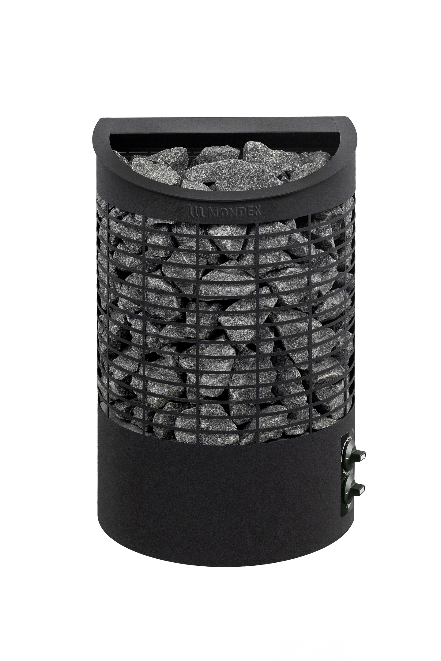 Sähkökiuas Mondex Teno 2.0 M 9,0KW musta seinäkiuas