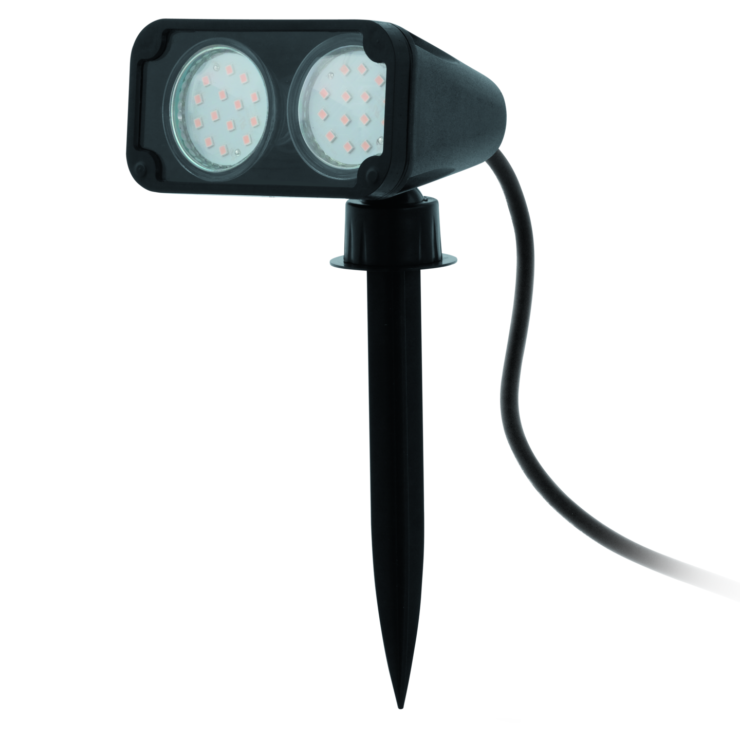 Maapiikkivalaisin EGLO Nema 1 2x2,8W GU10 LED 3000K 250lm IP44 musta