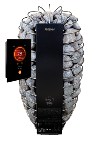 Sähkökiuas Harvia Spirit FC SP60FC Fenix wifi 6,0kW