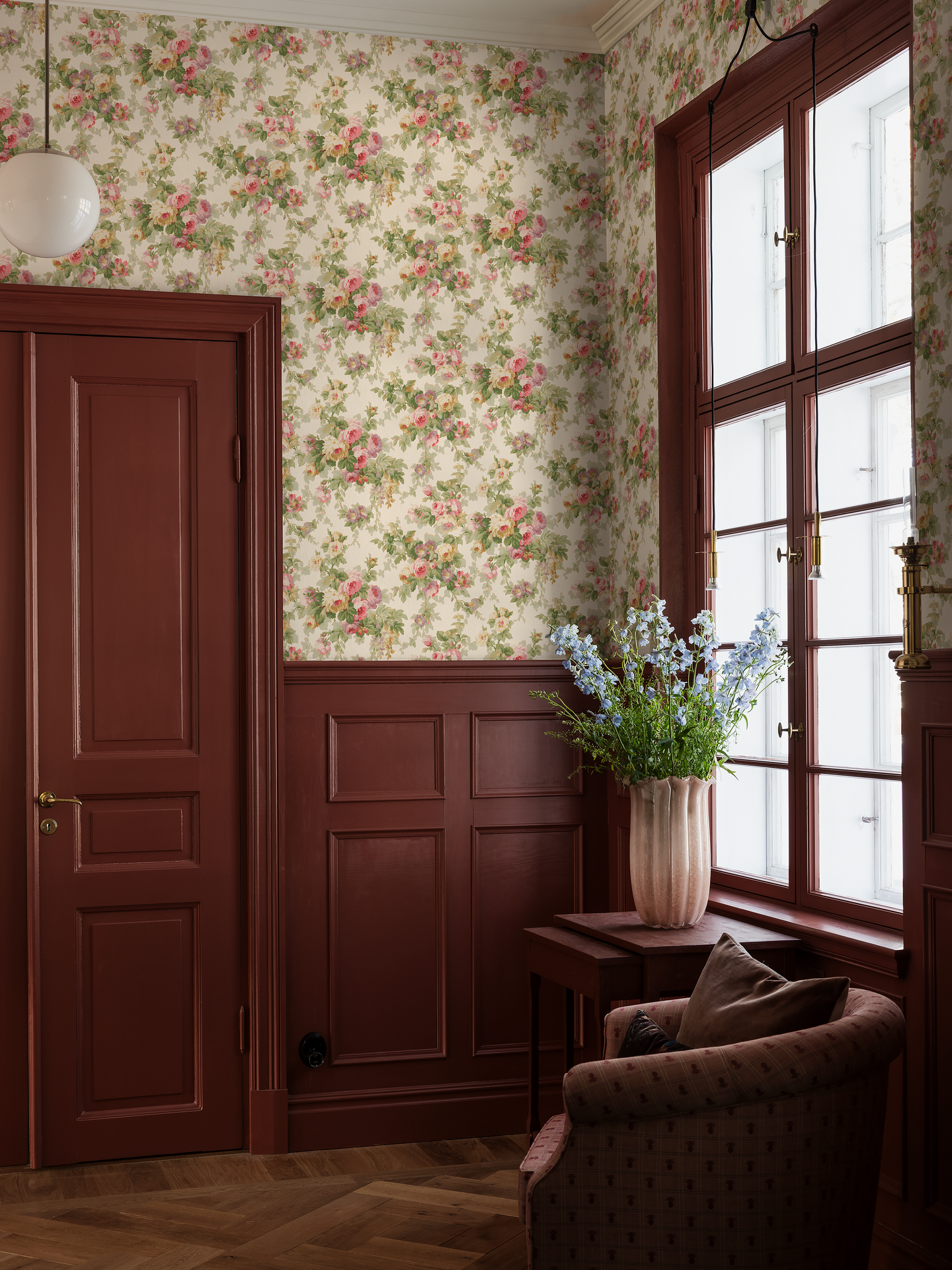 Kuitutapetti Boråstapeter Flowers 9183 Sweet Dream Rose 10,05m