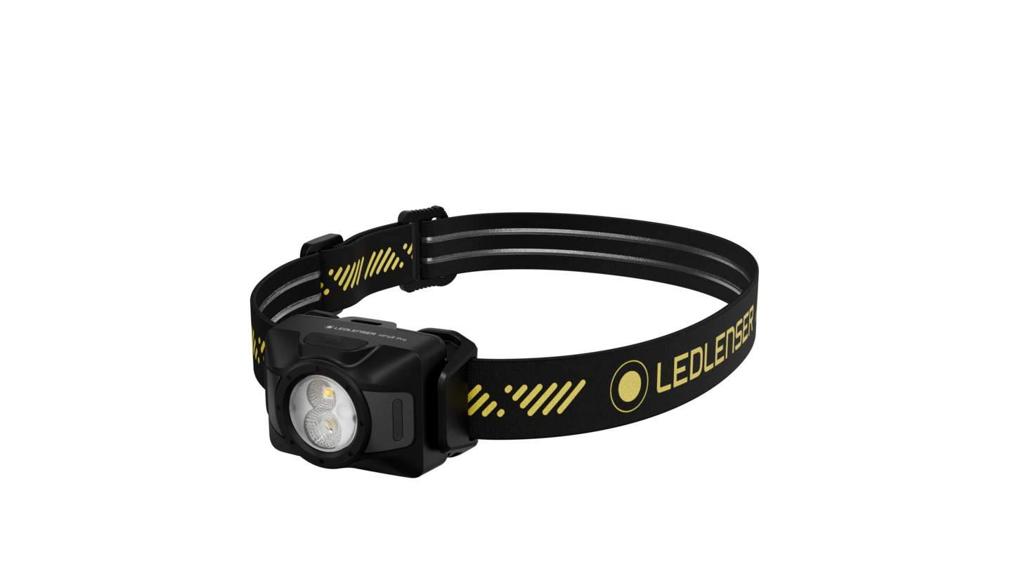 Otsavalaisin Ledlenser HF4R Pro ladattava 650lm keltainen