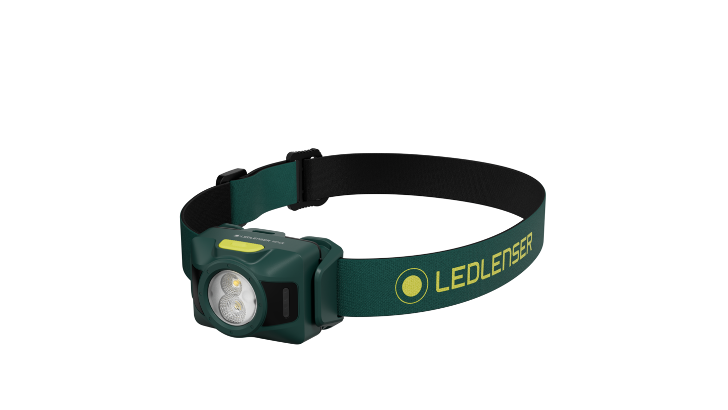 Otsavalaisin Ledlenser HF4R ladattava 650lm forest green