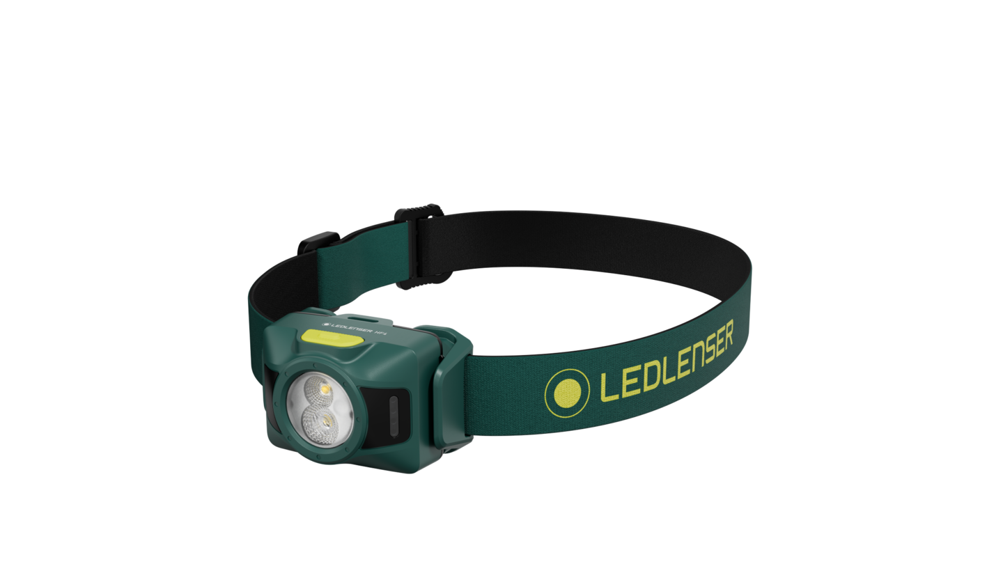Otsavalaisin Ledlenser HF4 paristokäyttöinen 450lm forest green