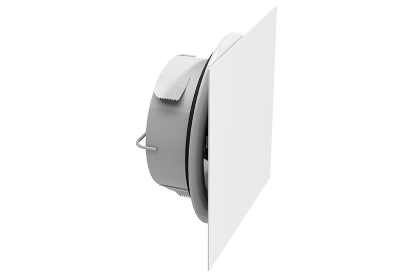 Etulevy Lindab neliö AIRYFP-125-SQUARE