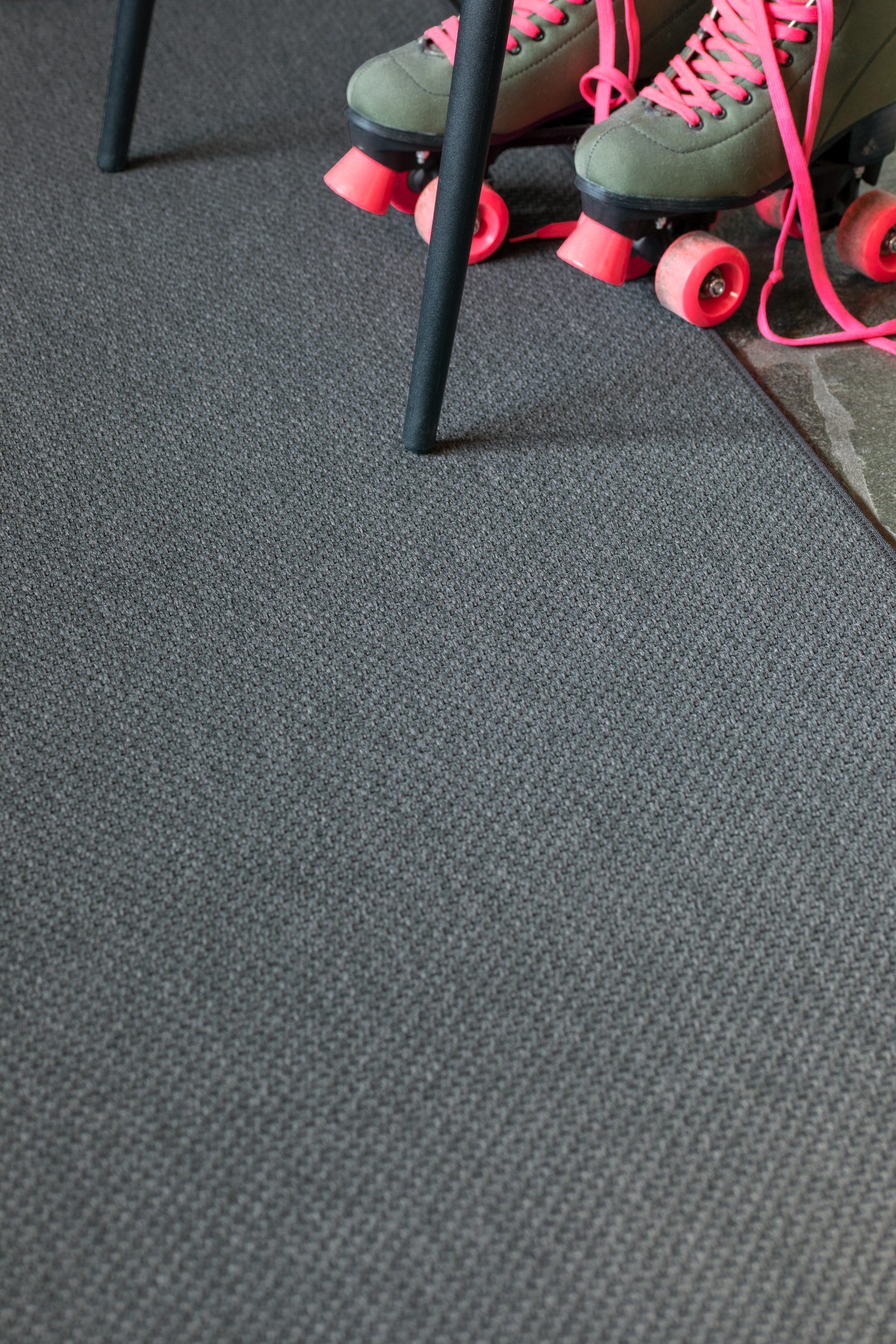 Käytävämatto Cello Mars 80x300 cm tummanharmaa