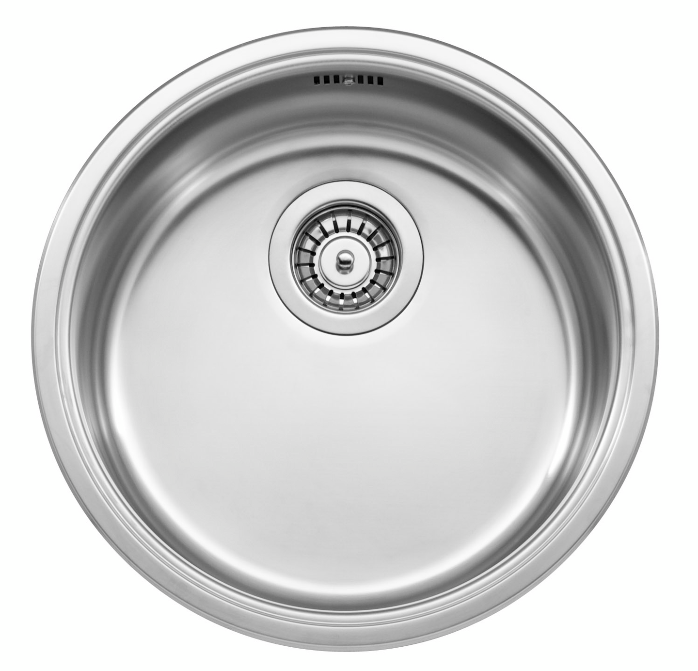 Allas Stala Jazz pyöreä T38U alta-asennettava 44/17cm ruostumaton teräs