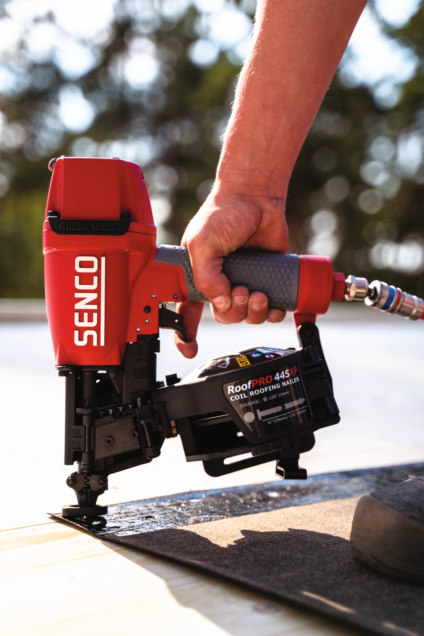 Kattohuopanaulain Senco RoofPro 445XP