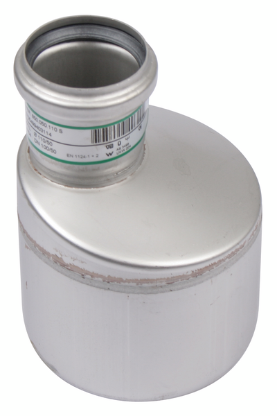 Supistusyhde BLÜCHER 50x110mm epäkeskeinen haponkestävä teräs