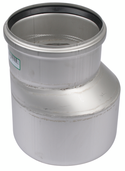 Supistusyhde BLÜCHER 200x160mm epäkeskeinen haponkestävä teräs