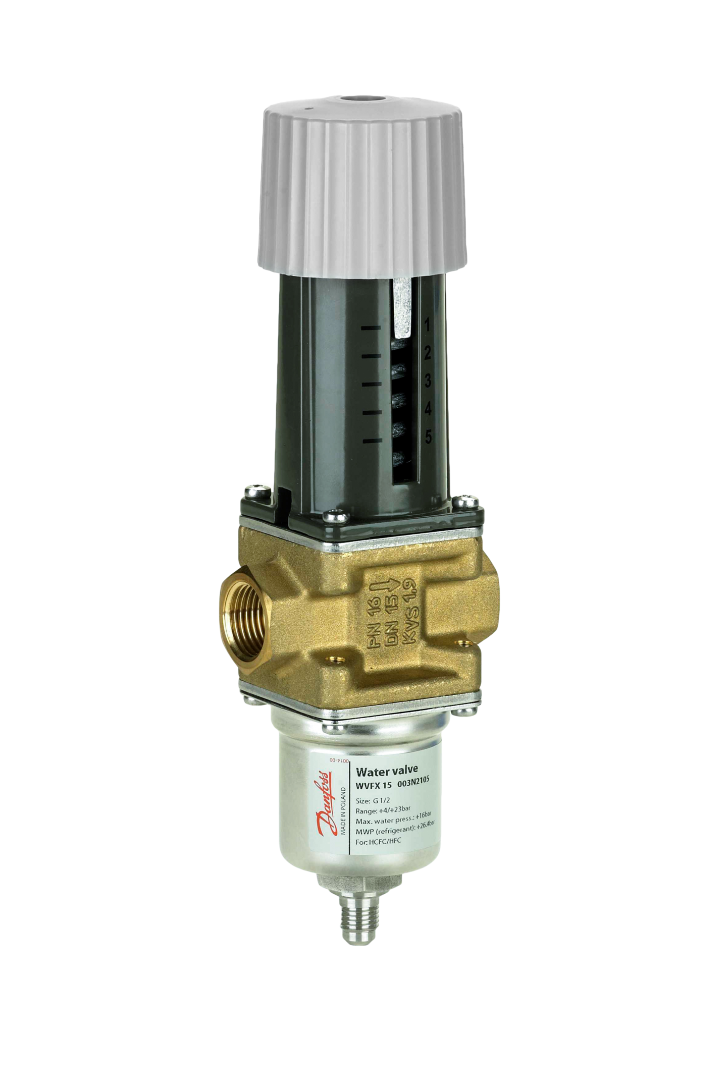 Vesiventtiili Danfoss WVFX-15 G1/2