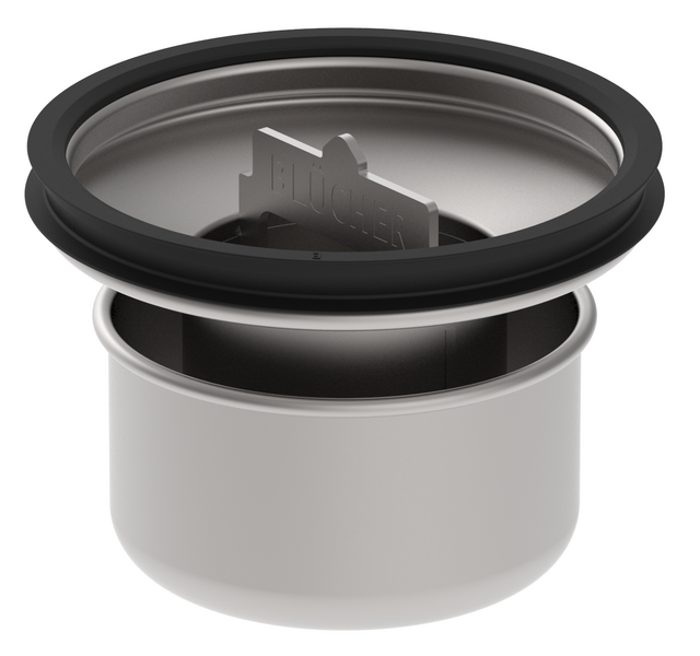 Vesilukko Blücher irrotettava 2-osainen haponkestävä teräs