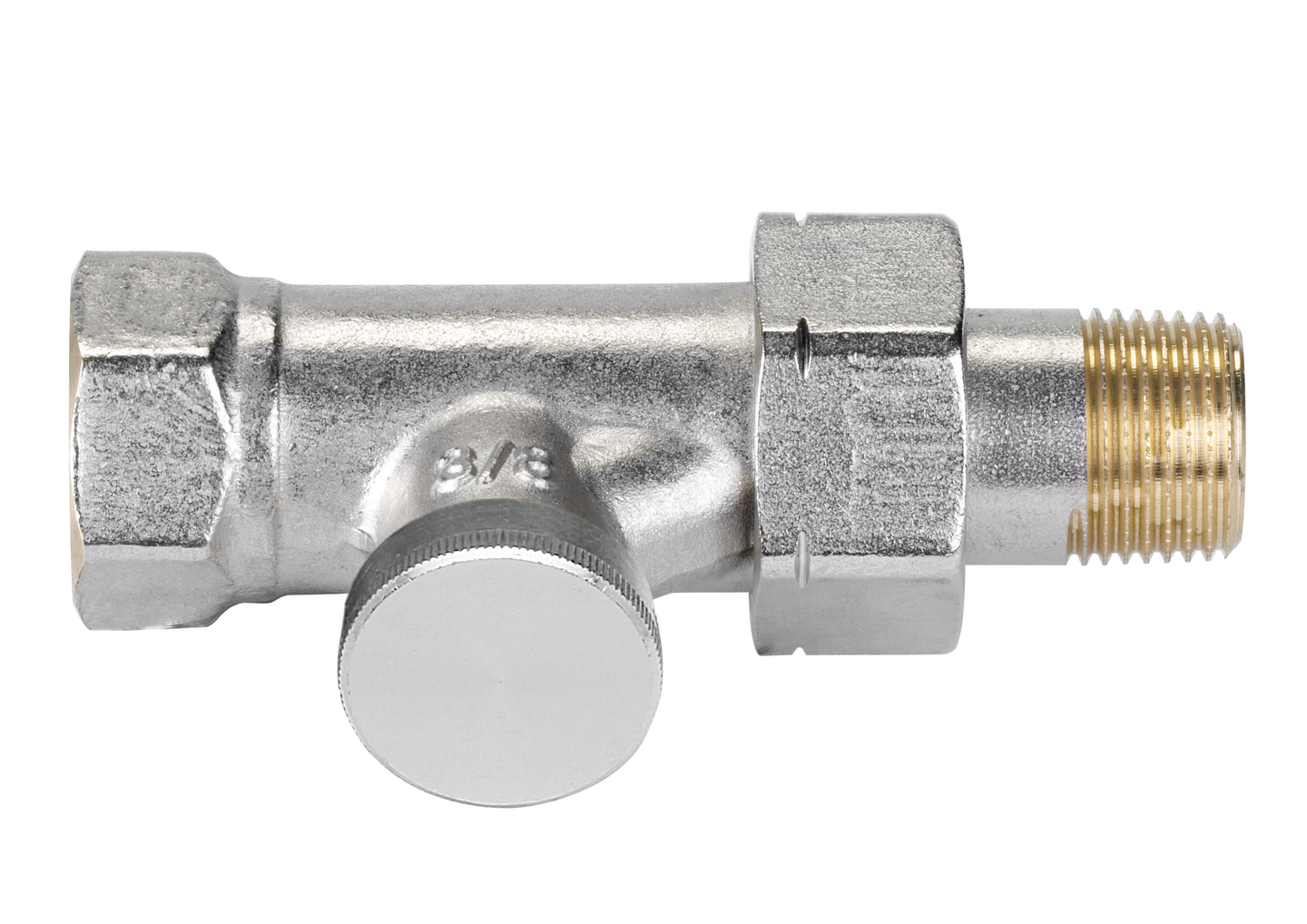 Paluuventtiili Danfoss suora RLV-S 3/8