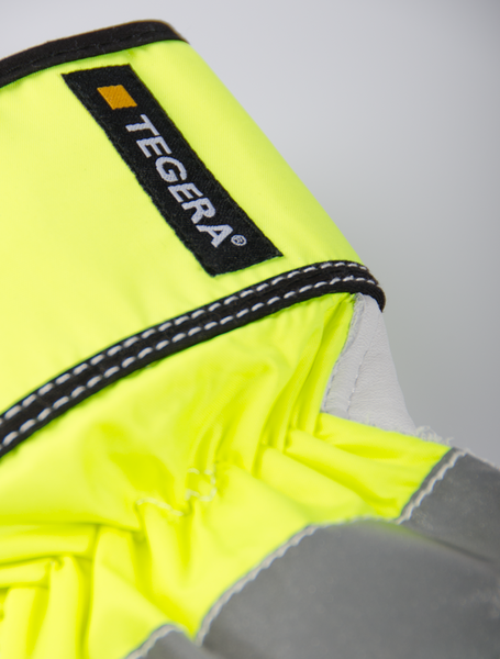 Käsineet TEGERA 198 Hi-Vis nahka