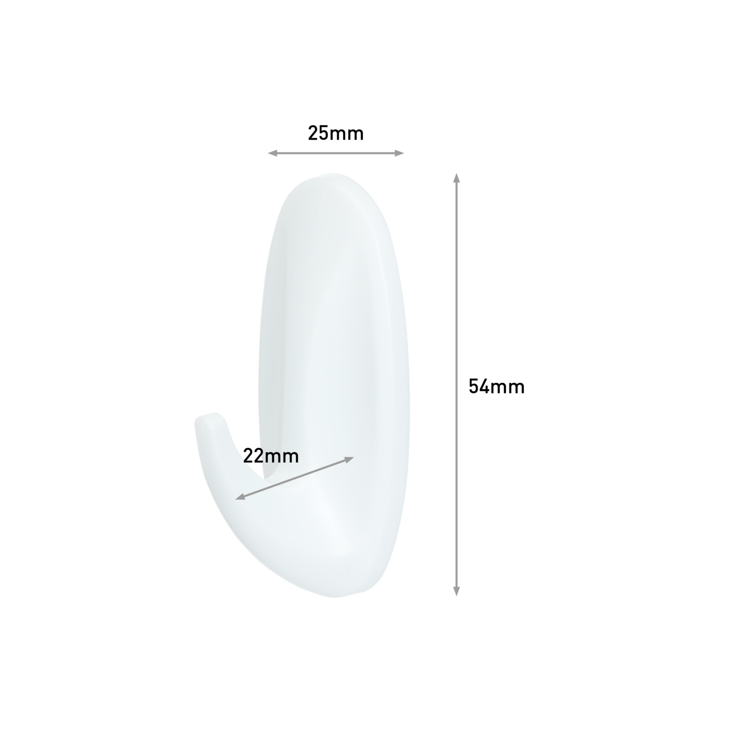 Koukku Command Design pieni 2 koukkua ja 4 palaa