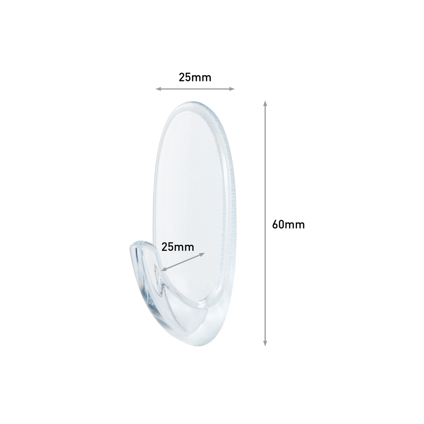 Koukku Command 17091CLR keskikoko kirkas