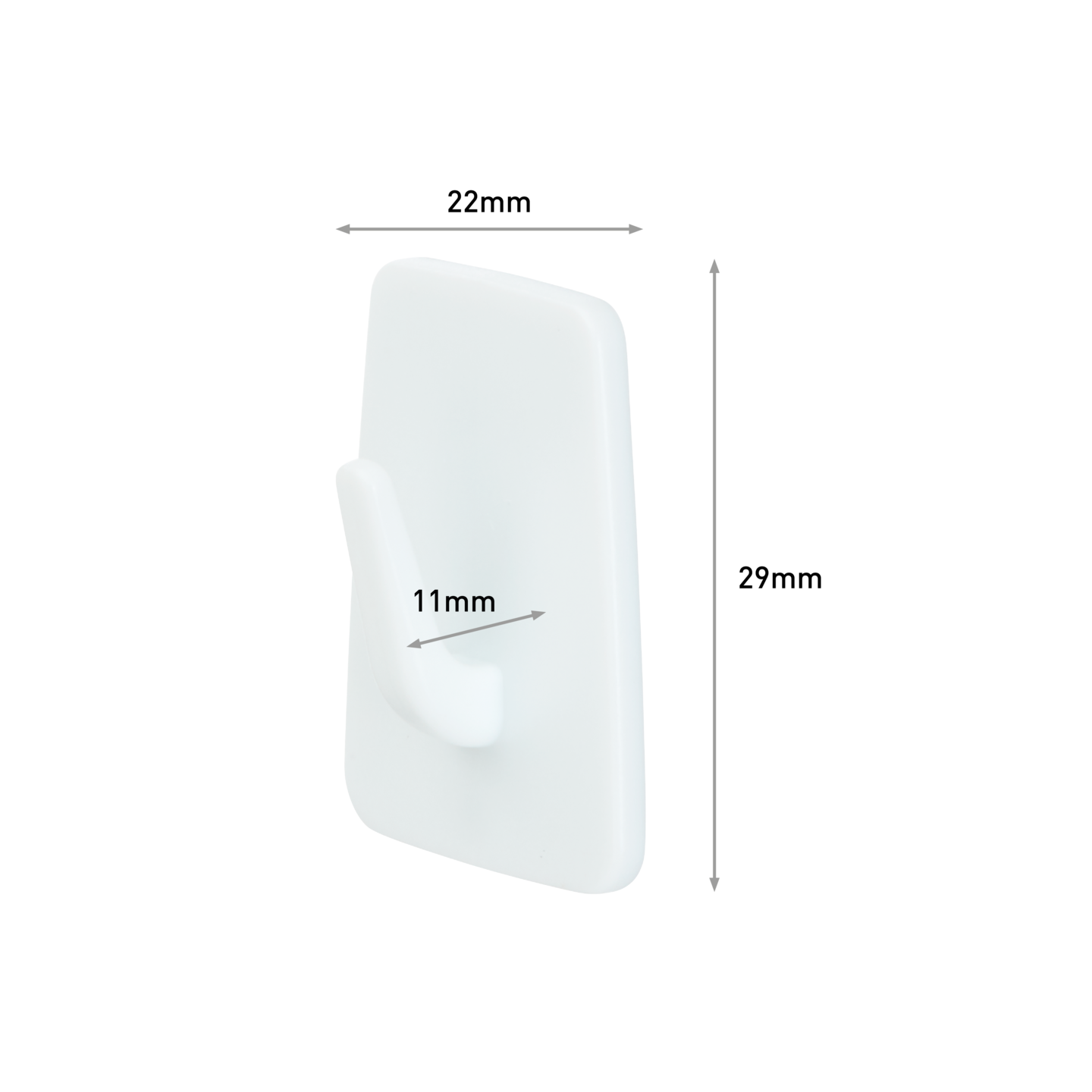 Koukku Command 17066 mini valkoinen