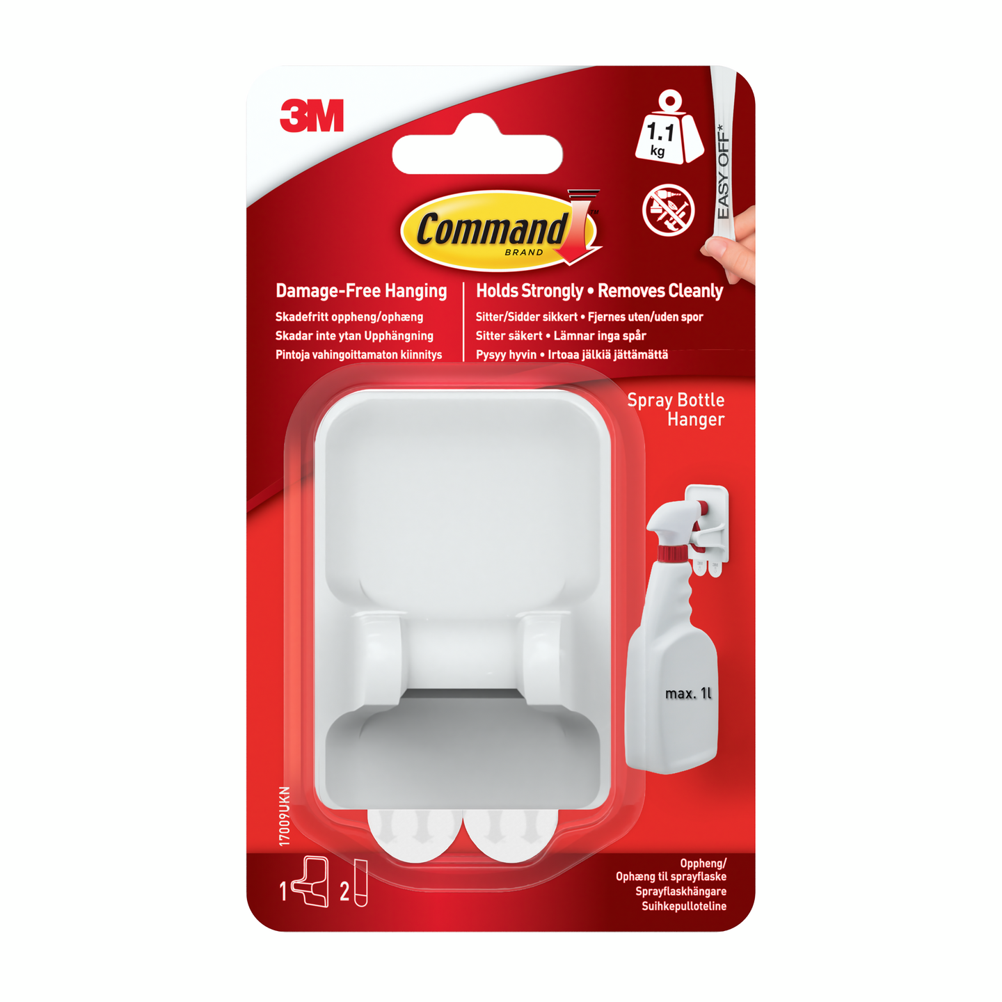 Suihkepulloteline Command 17009