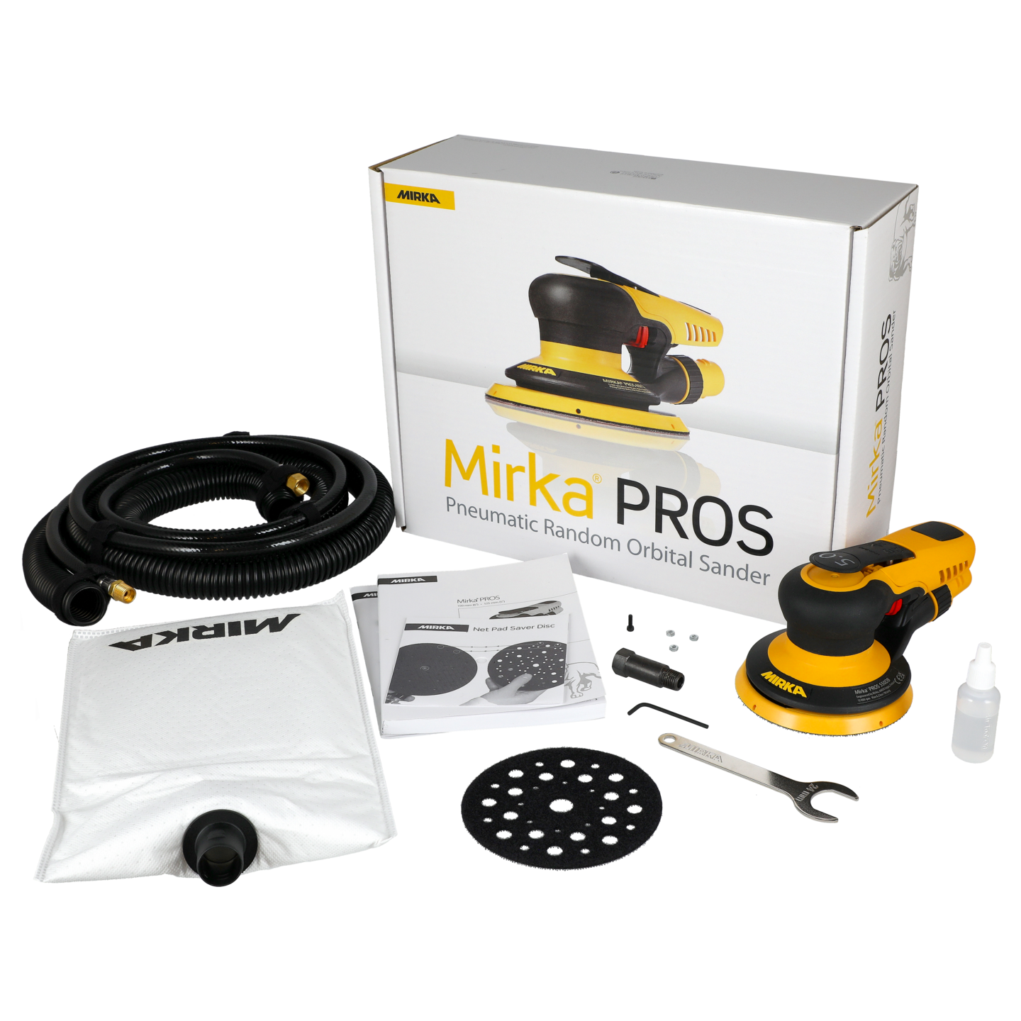 Epäkeskohiomakone Mirka PROS 550DB 125mm pölypussi 5,0