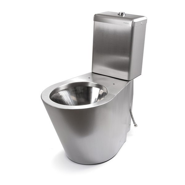 Wc-istuin KWC V-130 ruostumaton teräs