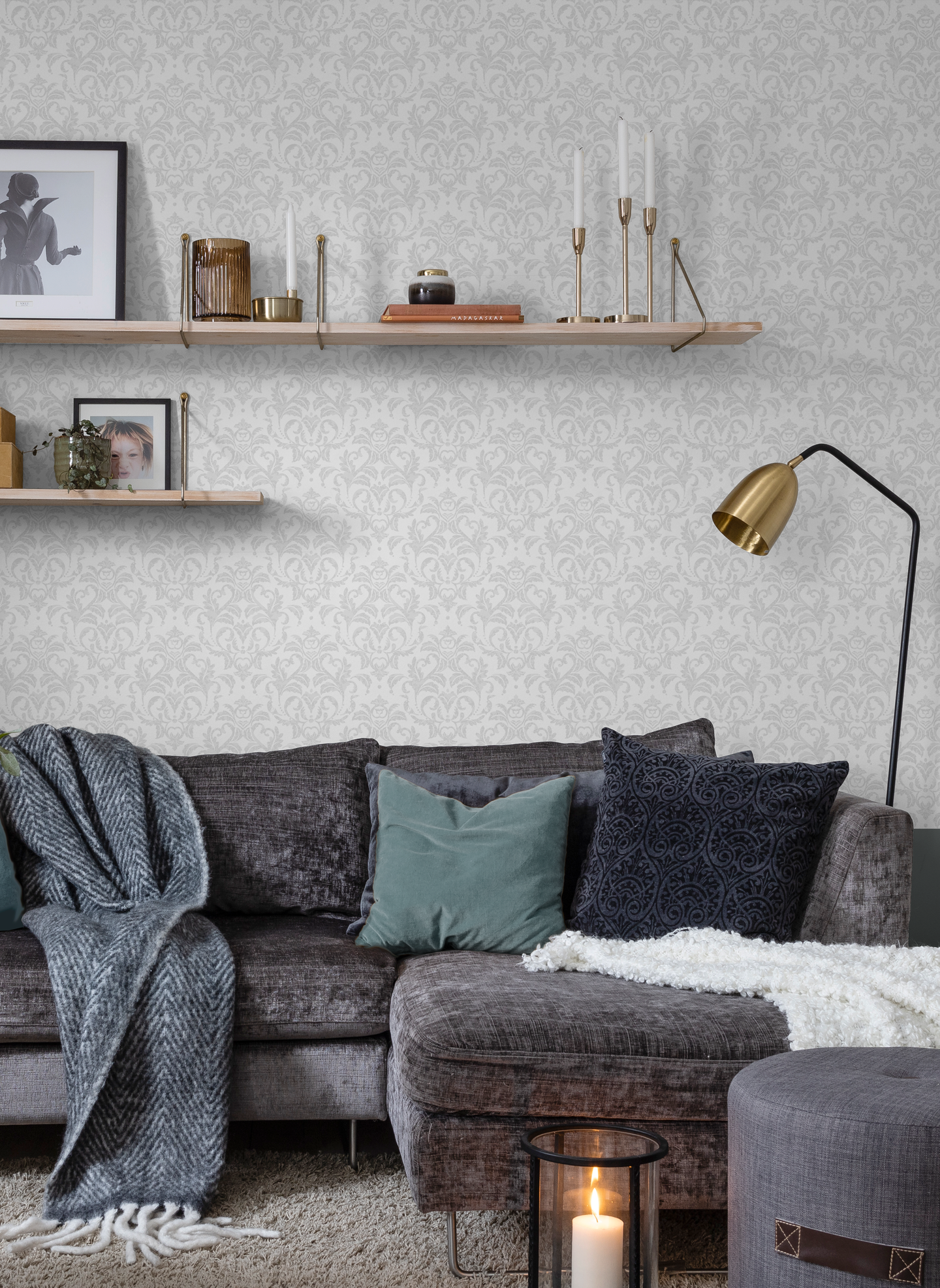 Kuitutapetti Duro Sofia Lego 373-05 10,05m valkoinen