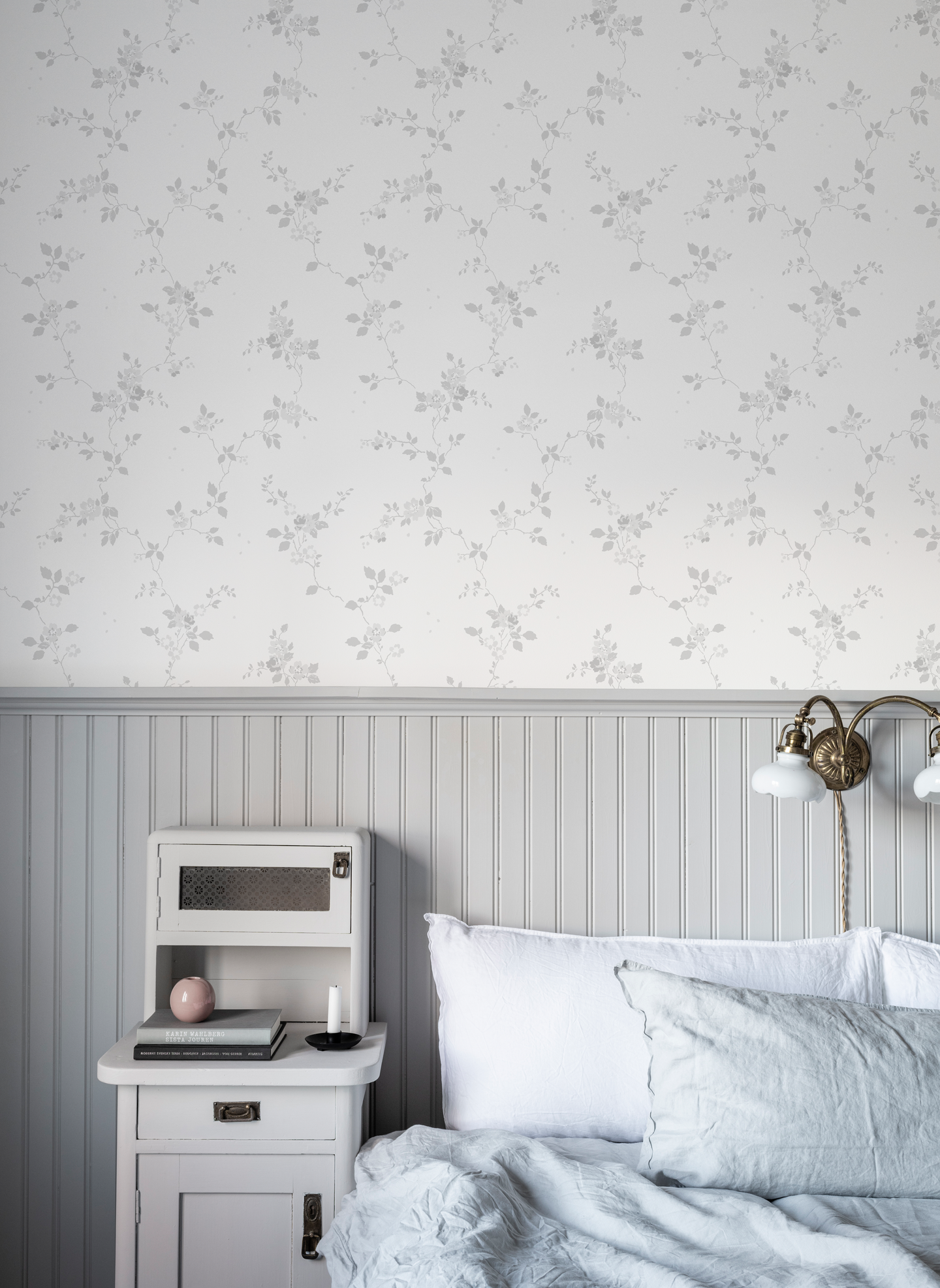 Kuitutapetti Duro Julia Lego 375-05 10,05m harmaa/valkoinen