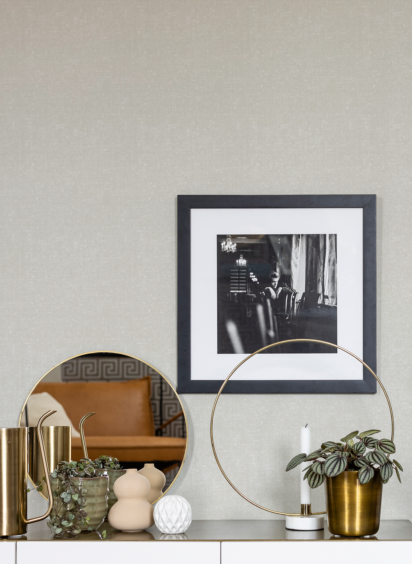 Kuitutapetti Duro Linne Lego 415-21 10,05m beige/harmaa