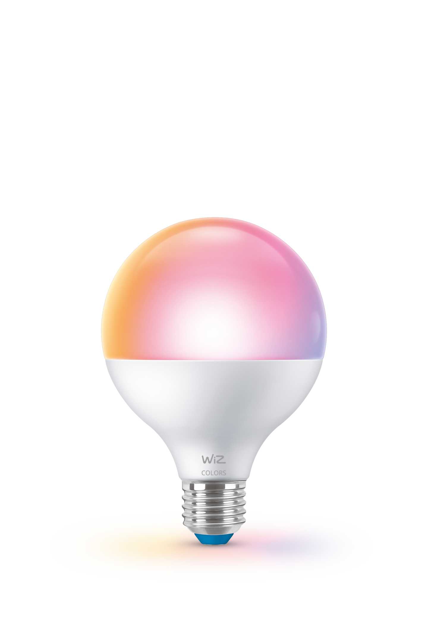 Led-lamppu WiZ RGB Globe 11W 1055lm E27 2200-6500K huurrettu