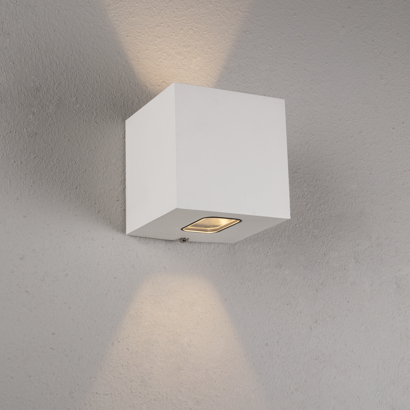 Ulkoseinävalaisin Hide-a-lite Cube Ii Valkoinen 3000k