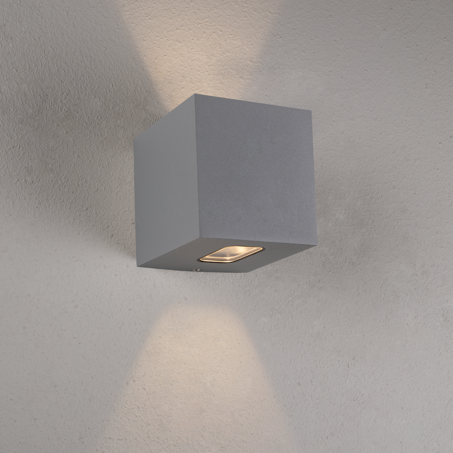 Ulkoseinävalaisin Hide-a-lite Cube Ii Harmaa 3000k