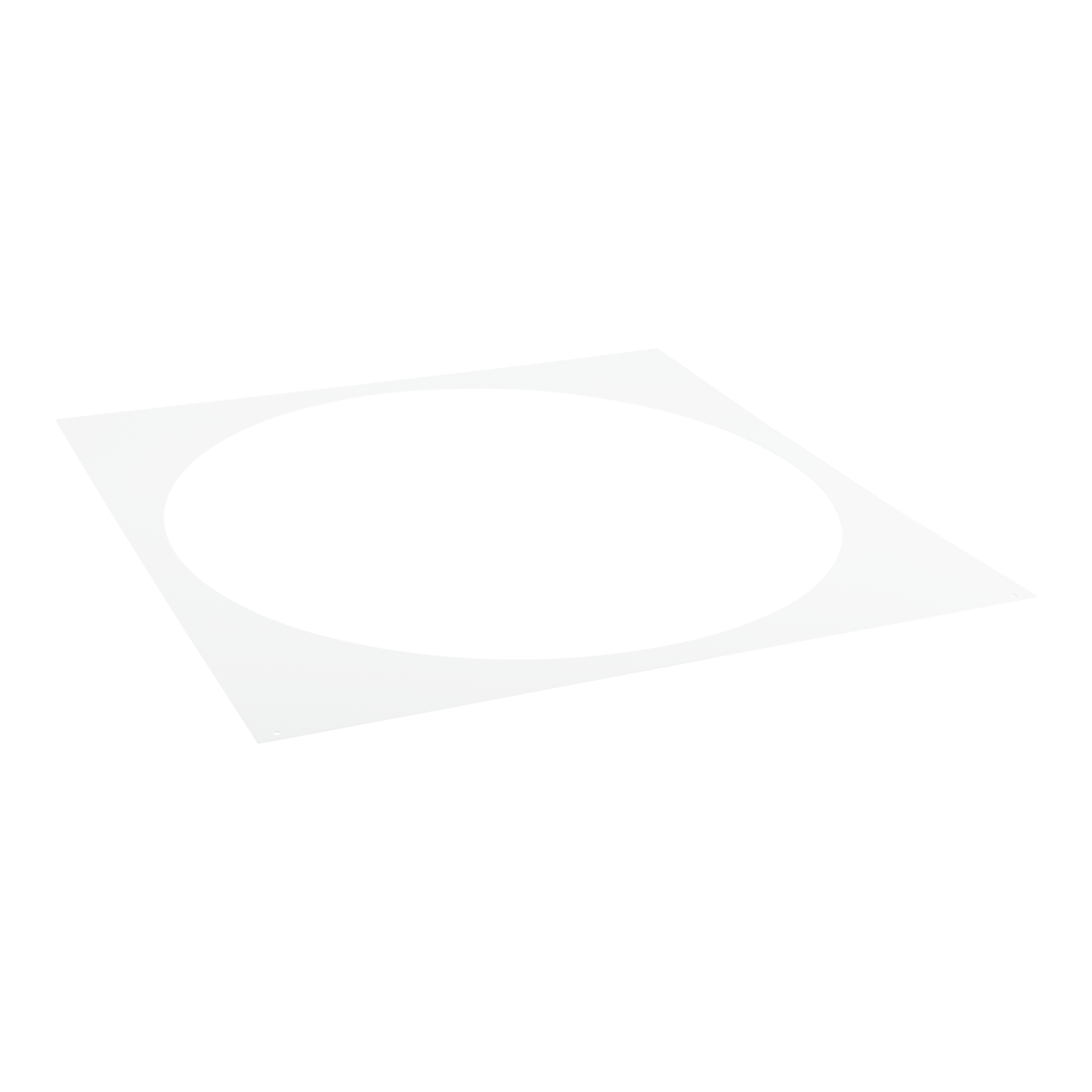 Mekaaninen lisätarvike Hide-a-lite Lean peitelevy panel pyöreä